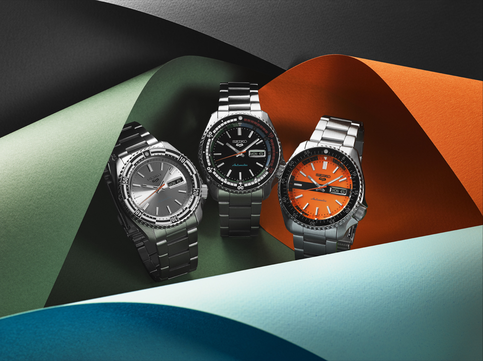 Explore The Seiko 5 Sports 55th Anniversary Retro Colour