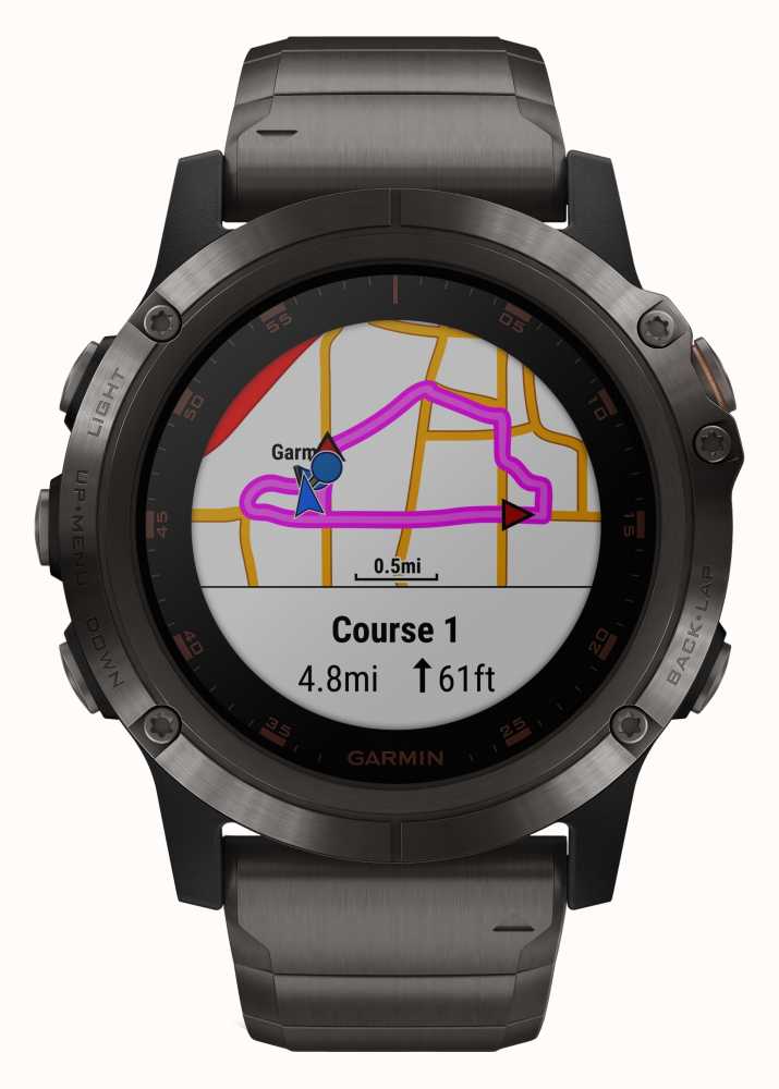 Garmin Fenix X Plus Sapphire Dlc Titanium W Sports Strap