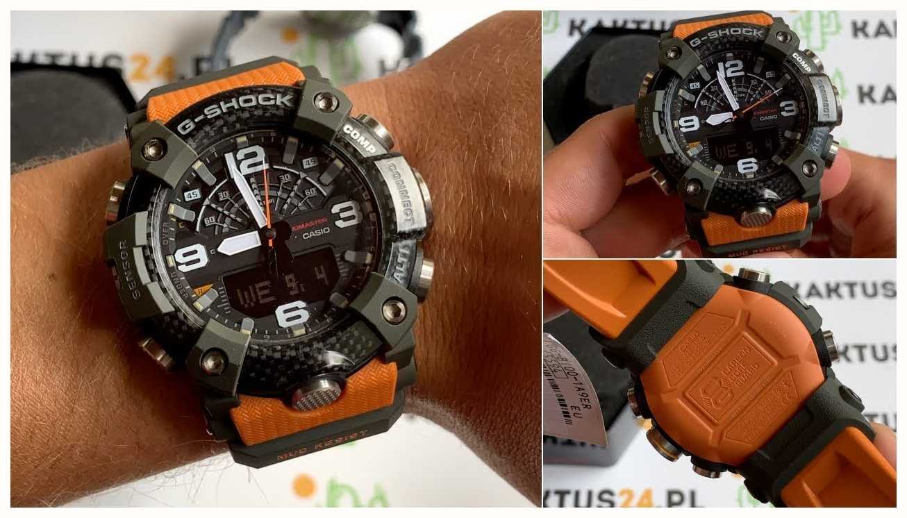 Casio Carbon Core MudMaster Stopwatch Bluetooth GG B100 1A9ER