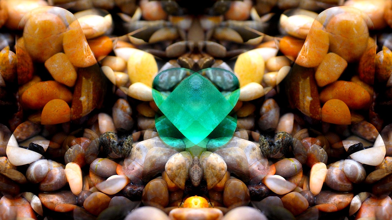 Emeralds stones