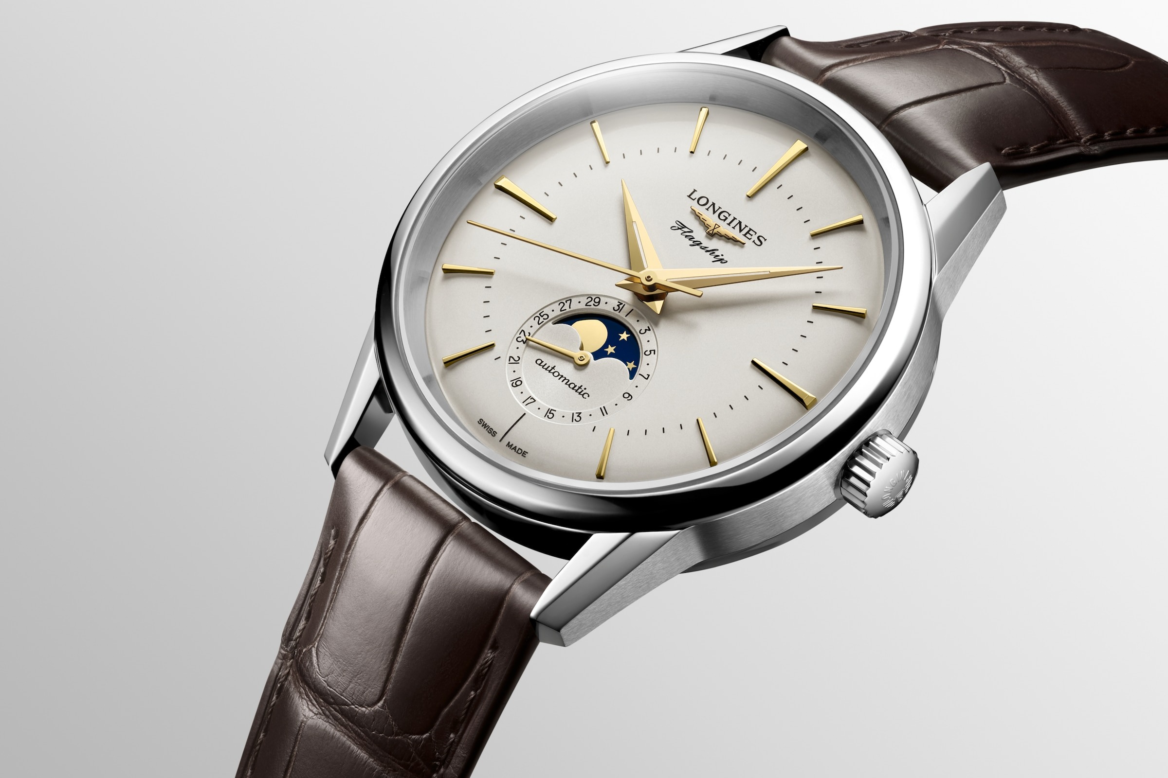 Longines Launches New Flagship Heritage Moon phase Watches First