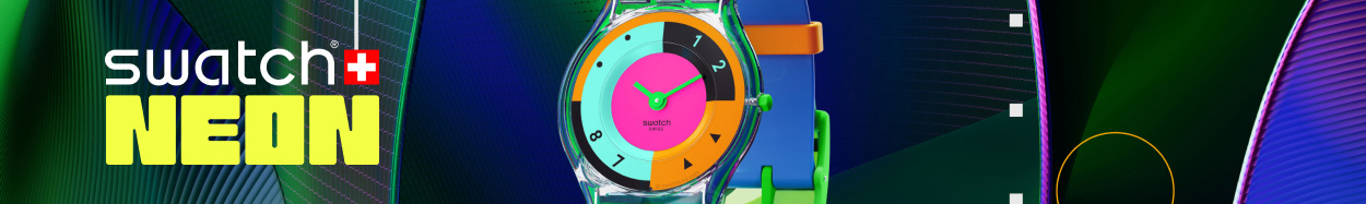 Swatch neon watches