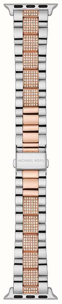 Michael Kors Apple Watch Strap (38/40/41mm) Two-Tone Stainless Steel MKS8005