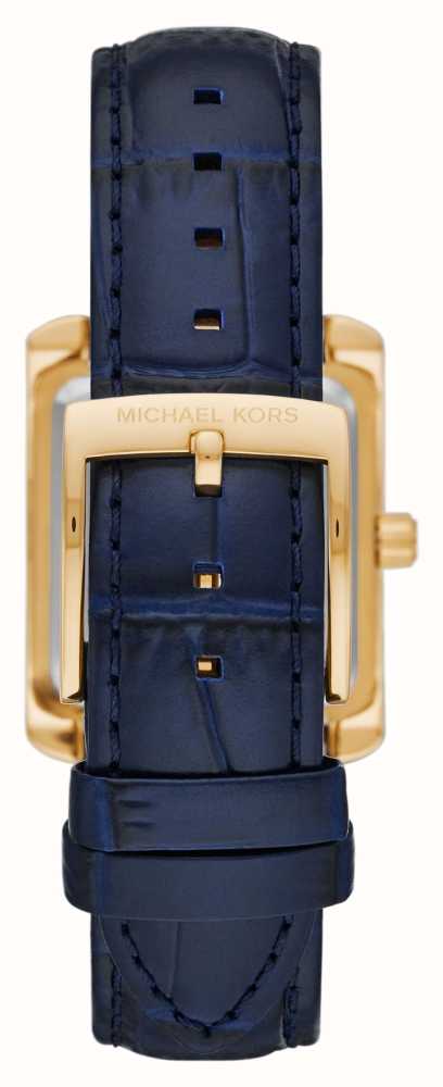 Michael Kors Women's Emery | White Dial | Blue Leather Strap