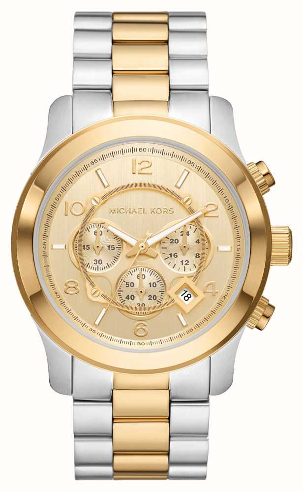 Michael kors watch hot sale runway gold