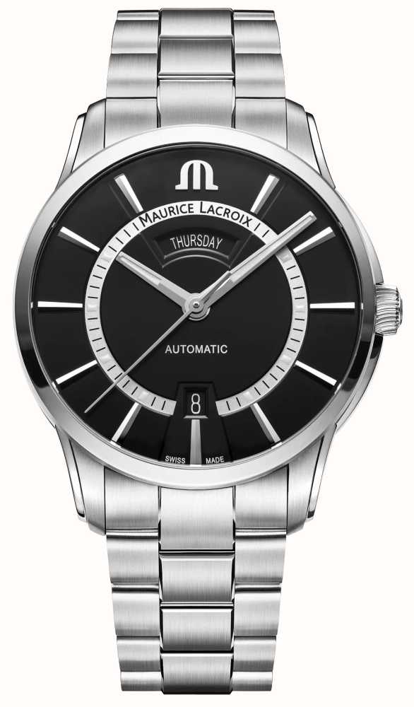 Maurice Lacroix Pontos Day Date 41mm Black Dial Stainless