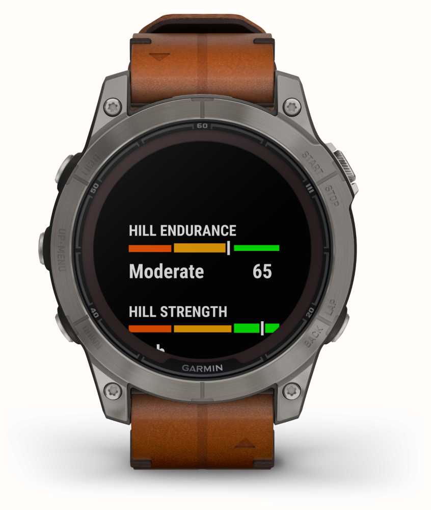 Garmin Fenix 7 Pro Sapphire Solar Titanium Chestnut Leather Band 010 02777 30 First Class Watches™