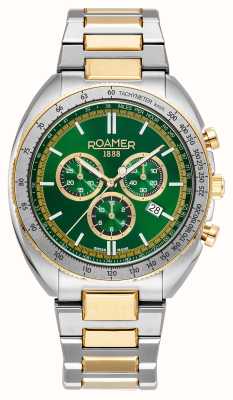 Bracelet - Class Steel Men\'s First Mesh Green Tommy / (43mm) Dial Jordan Hilfiger Gold-Tone 1792093 Watches™