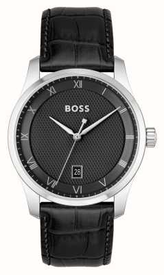(45mm) Taper 1514088 First Black / BOSS Class - Dial Black Watches™ Bracelet Stainless Steel