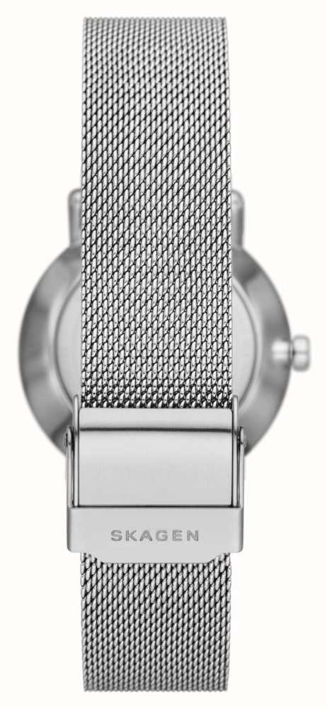 Skagen Kuppel Lille (32mm) White Dial / Steel Mesh Bracelet