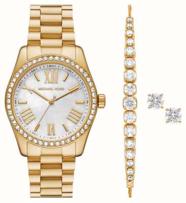 Michael Kors Women's Lexington (38mm) Mother-of-Pearl Dial