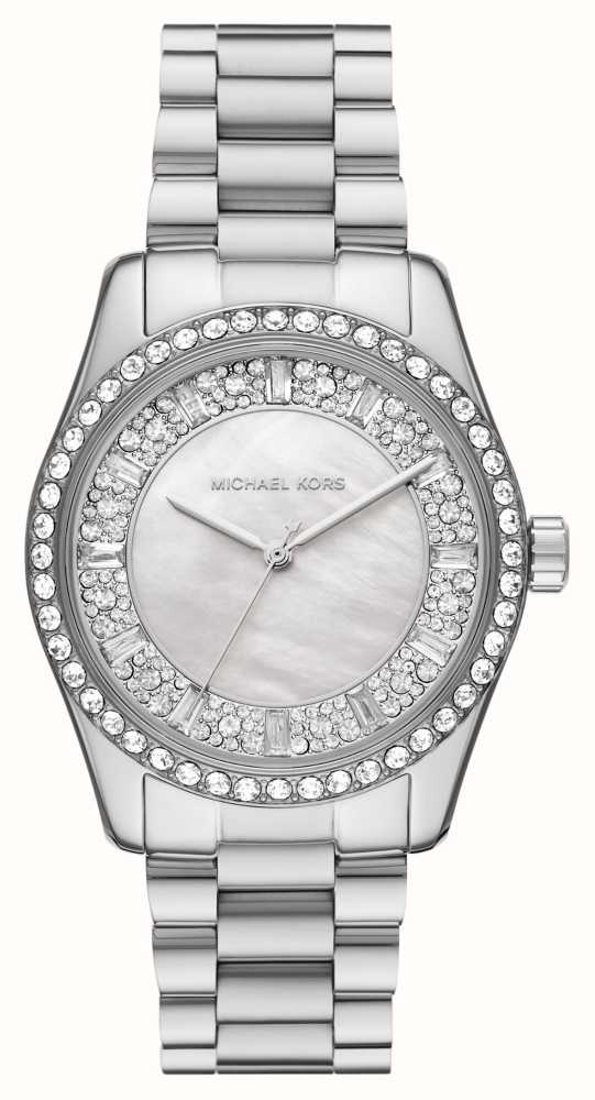 Michael kors mother of pearl clearance watch