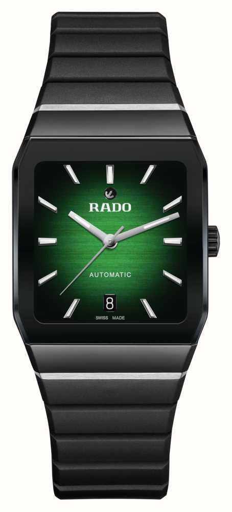 RADO Anatom Automatic 32.5mm Green Gradient Dial Black Rubber Strap R10202319