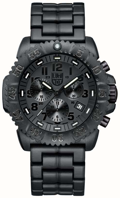 Luminox Navy Seal Colormark 3080 Blackout Chronograph XS.3082.BO ...