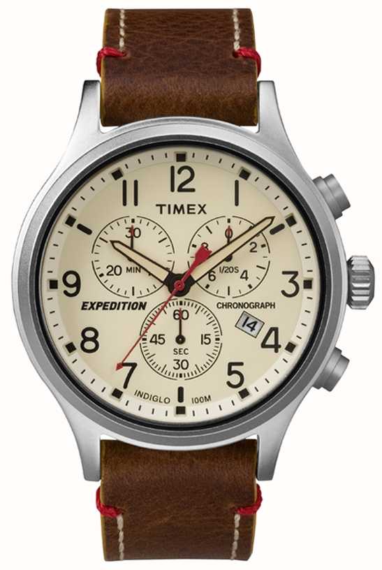 Timex Men's Scout Chronograph Cream Dial TW4B04300 - First Class Watches™