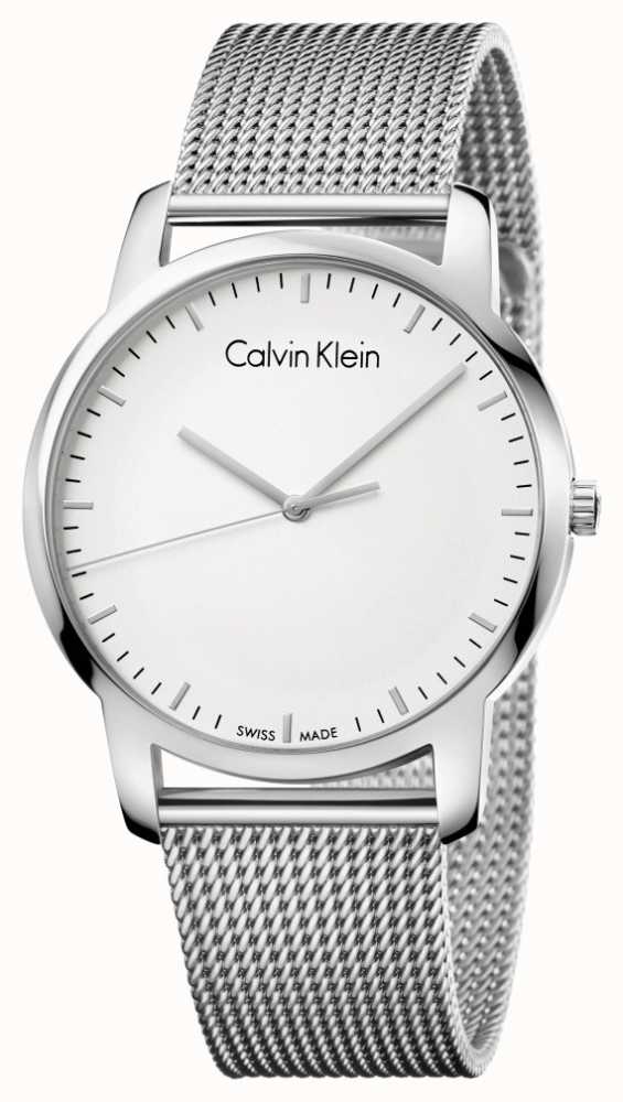 calvin klein watches silver