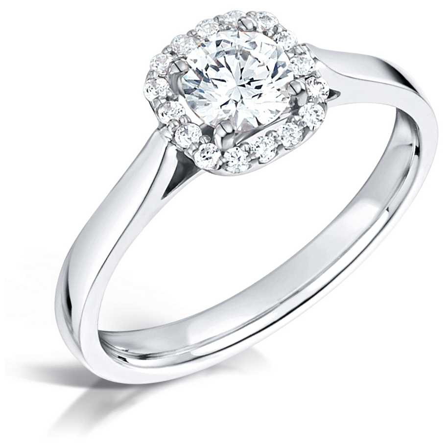 Certified Diamond  0.30ct D SI1 GIA Diamond Engagement Ring Jewellery