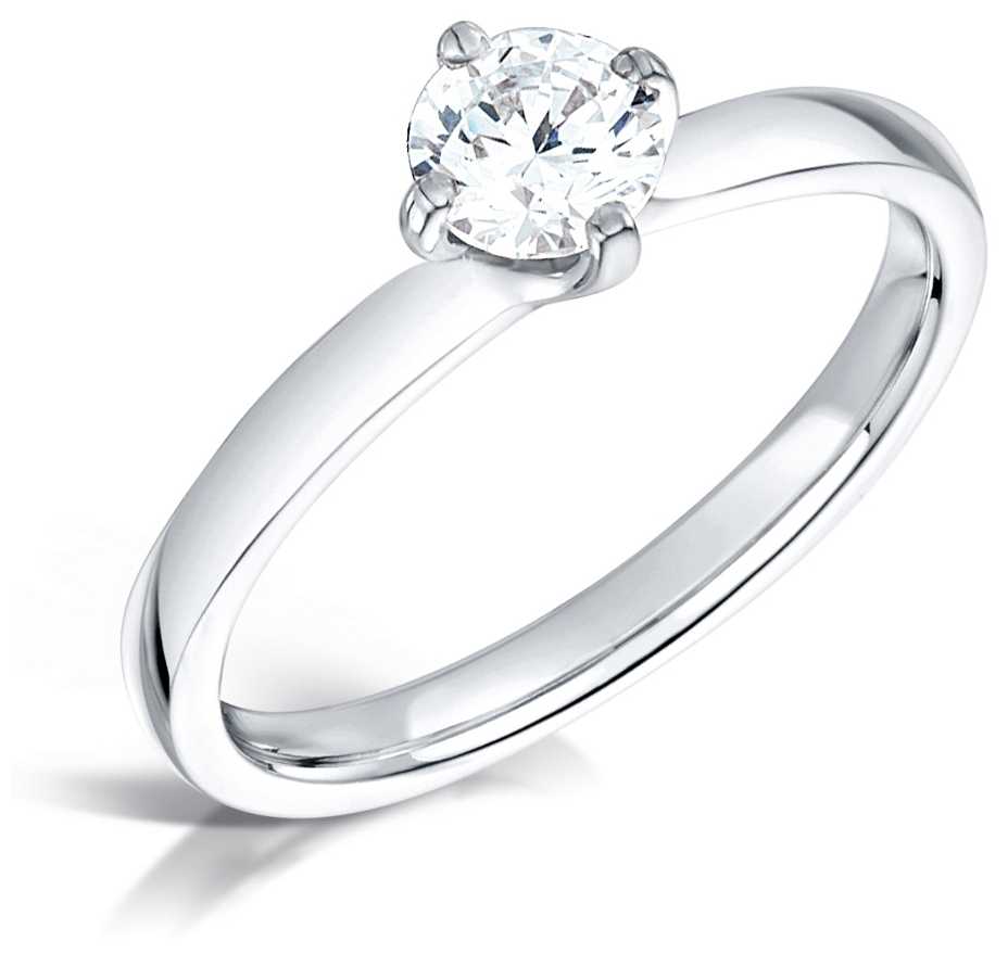 Certified Diamond  0.40ct H SI1 IGI Diamond Engagement Ring Jewellery