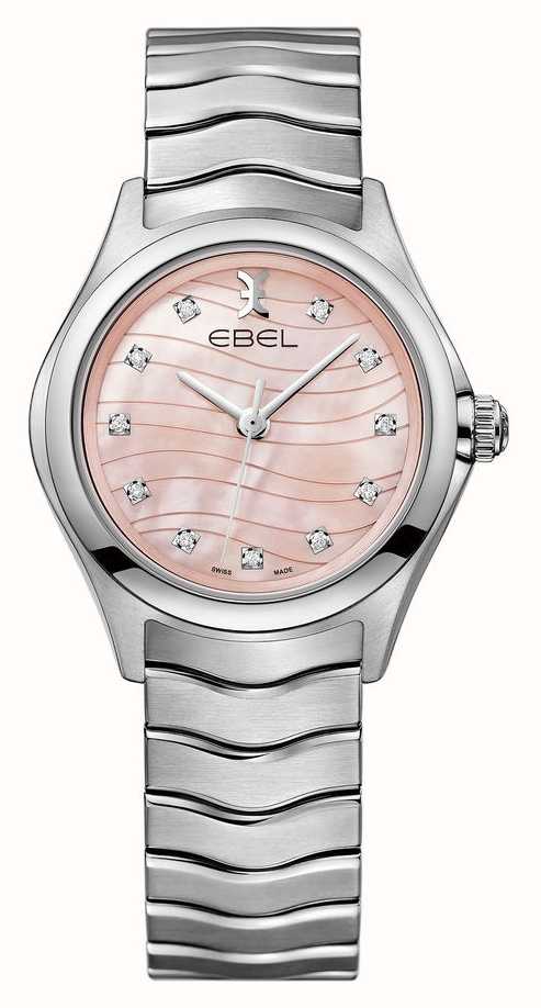 Ebel Womens Wave Pink Dial Watch 1216268 First Class Watches™