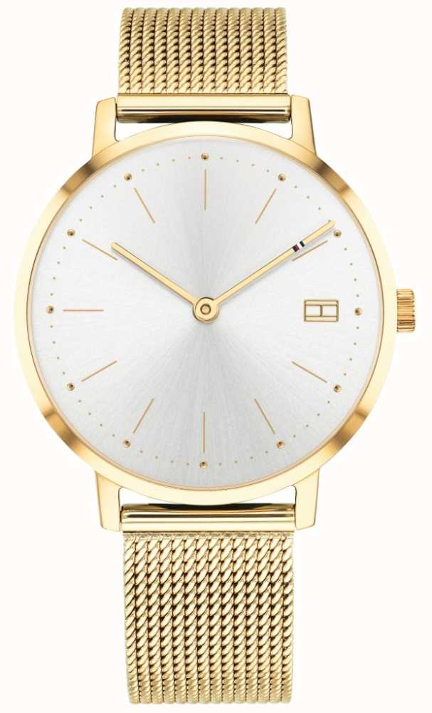 tommy hilfiger watch women gold