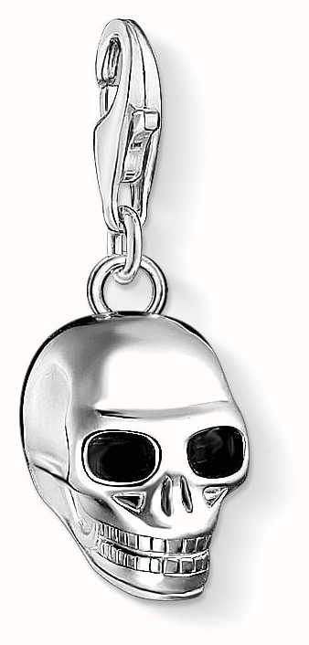 Thomas Sabo Skull Sterling Silver Charm 1550-637-21 - First Class Watches™