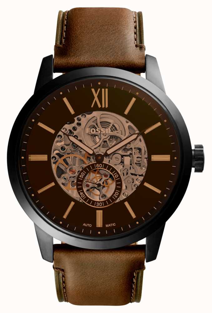 Skeleton dial sale men's watch