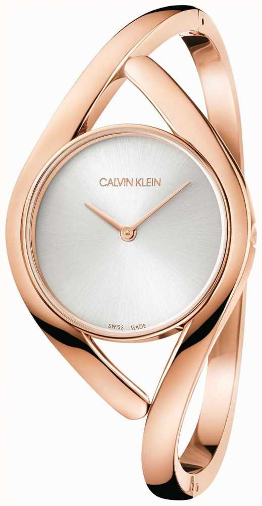 calvin klein rose gold dress