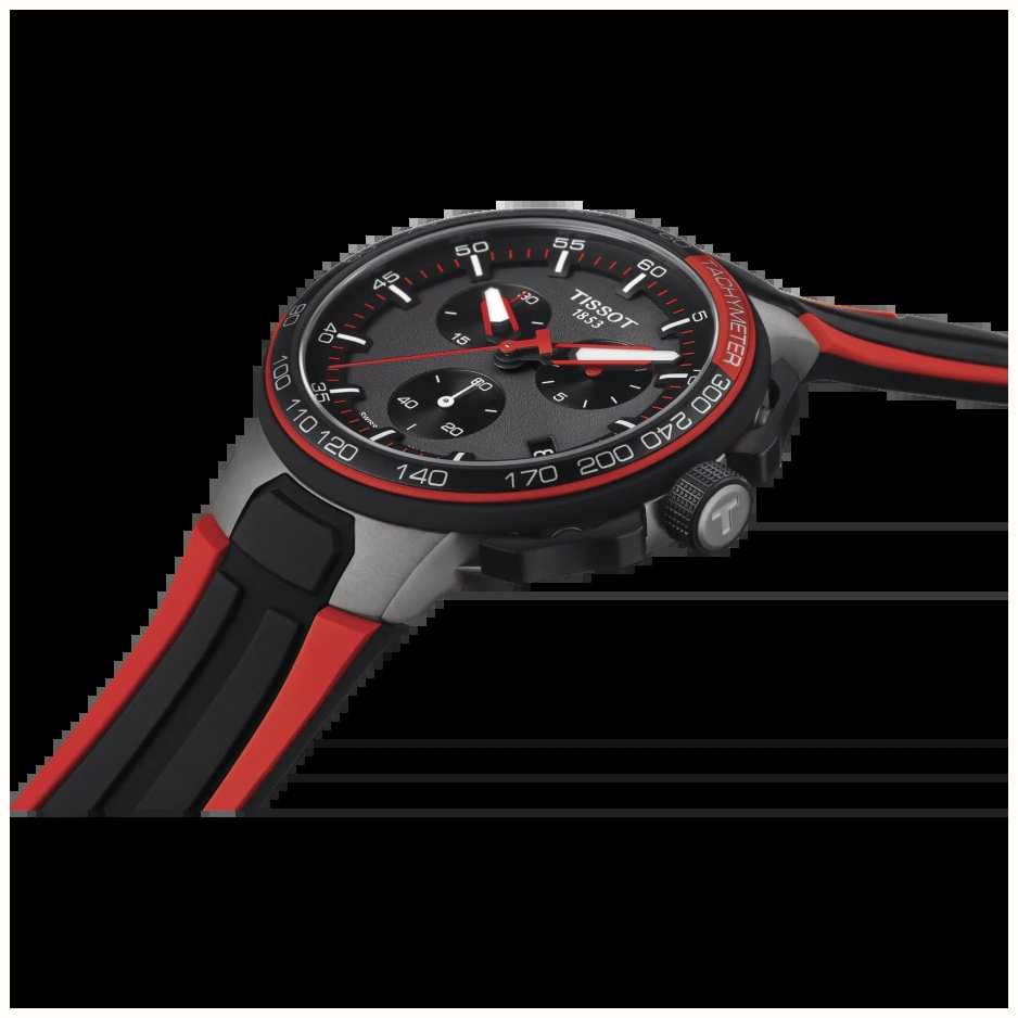 Tissot Men S T Race Cycling Chronograph Black Red Silicone Strap T1114172744100 First