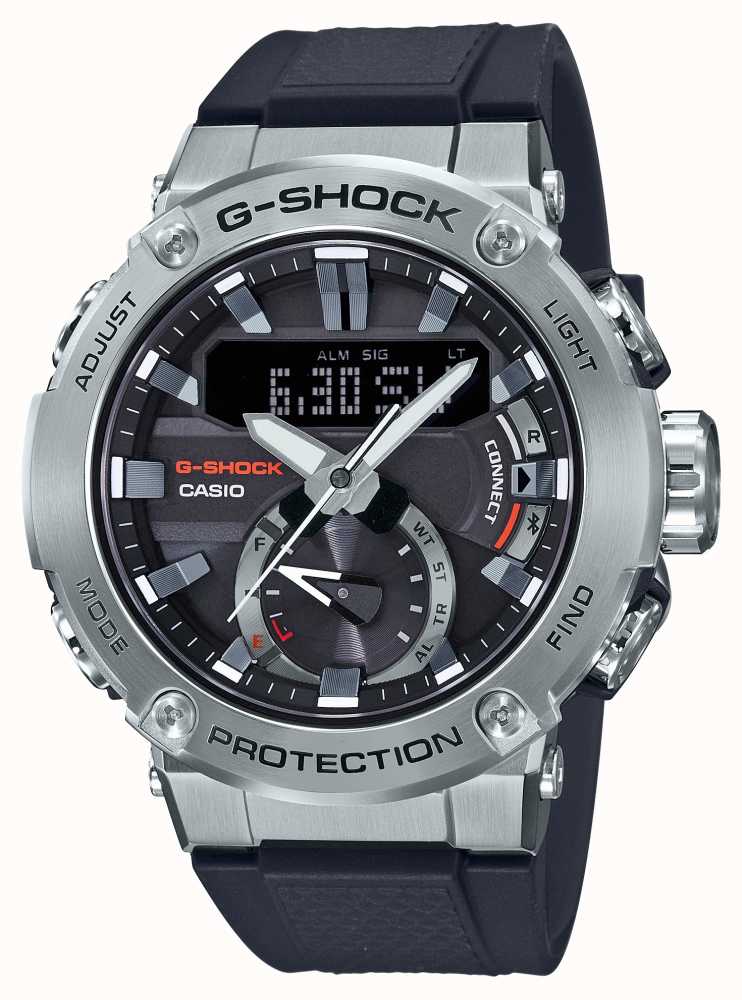 Casio GSTEEL GShock Bluetooth Link 200m WR Rubber Strap GSTB2001AER