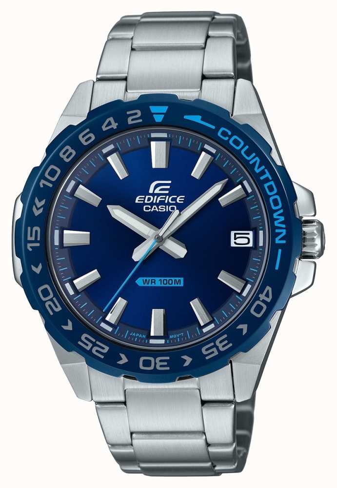 casio edifice blue