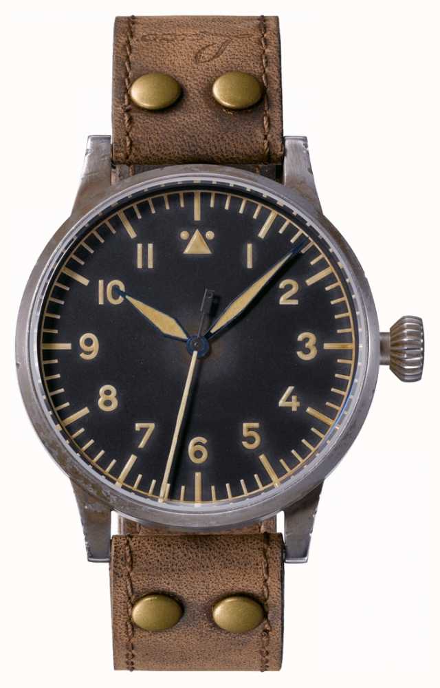 Laco | Memmingen Erbstuck | Handwound | Pilot Watches | Leather 861935 ...