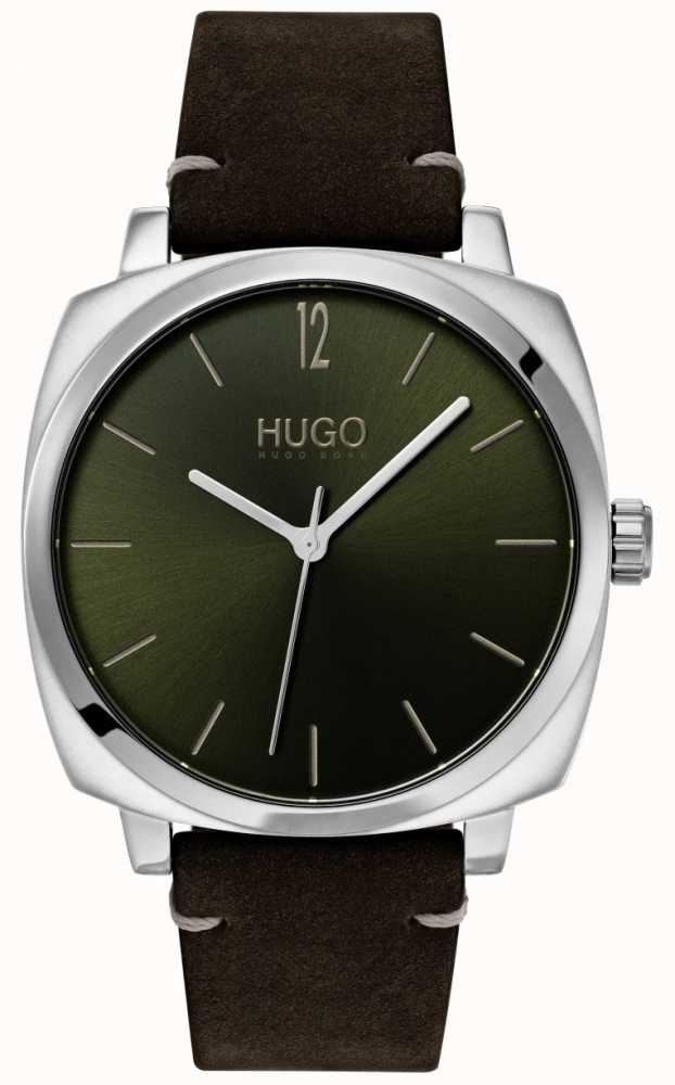 green hugo boss watch