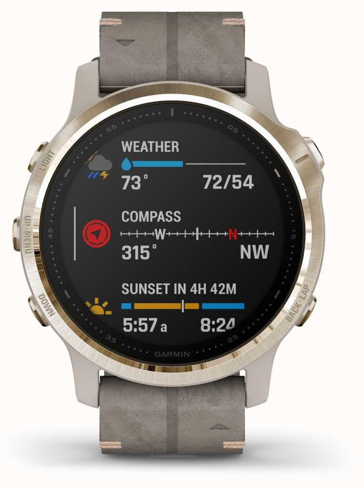 garmin fenix 6 tides