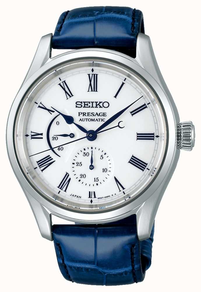 Seiko Presage Limited Edition Porcelain Dial | Blue Leather Strap ...