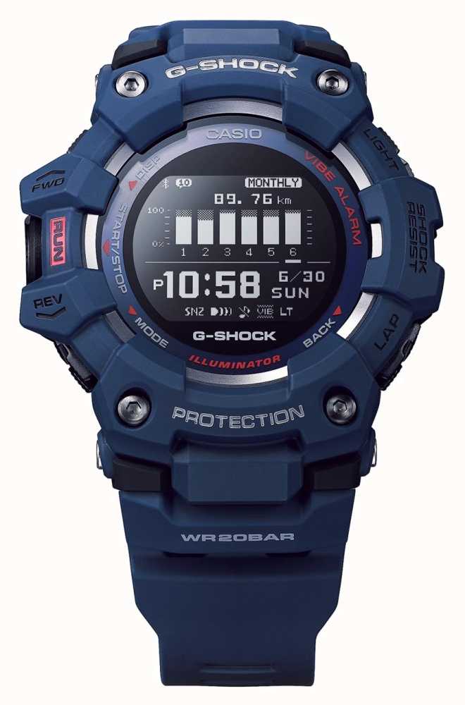 Casio G-SHOCK | G-SQUAD | Steptracker | Bluetooth | Blue GBD-100-2ER ...