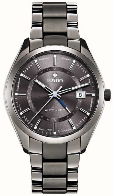 RADO Hyperchrome XL Mens Automatic Grey Ceramic Bracelet Grey Dial ...