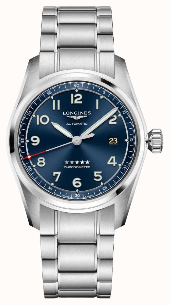 LONGINES Spirit Automatic Blue Dial Stainless Steel 40mm L38104936 ...