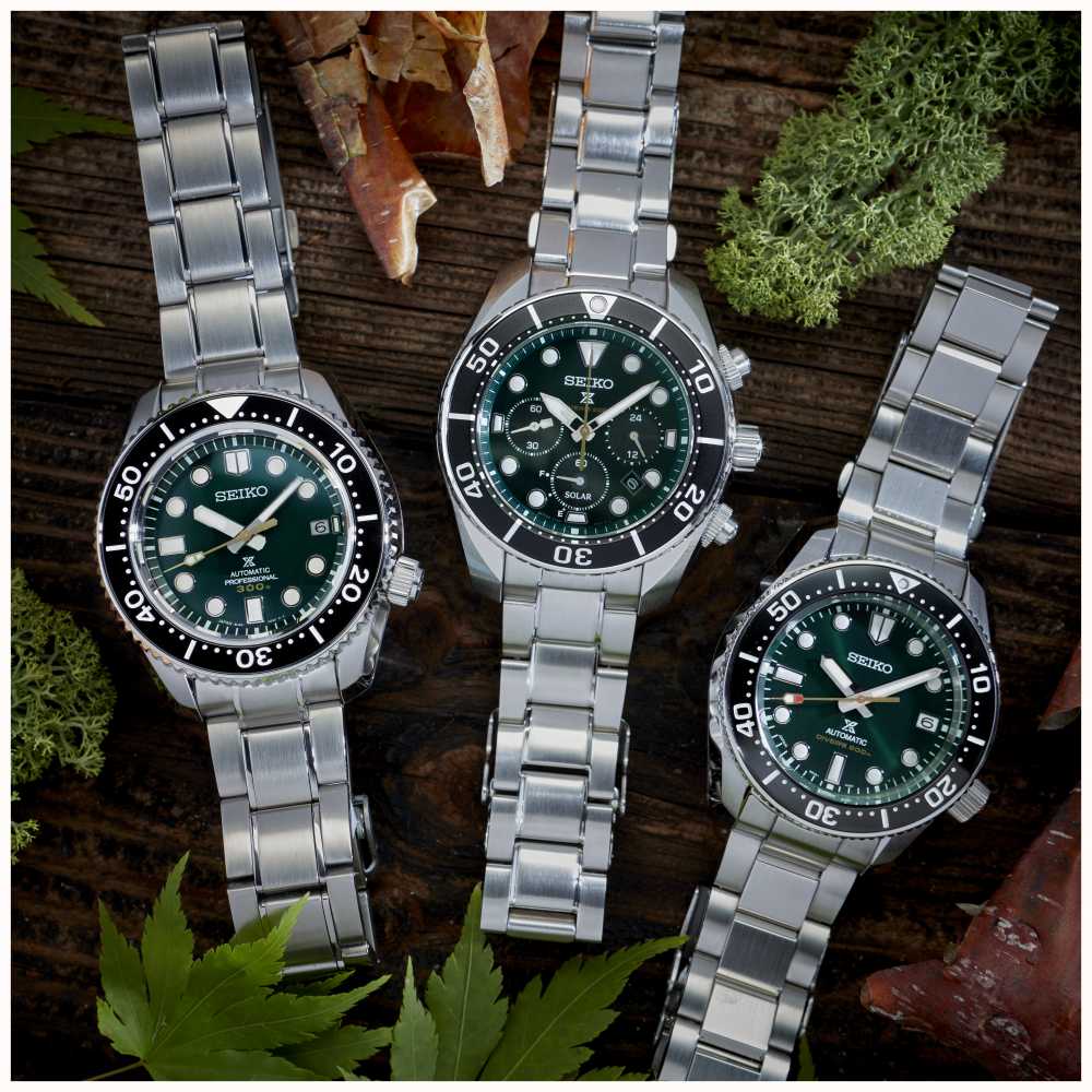 Seiko Limited Edition Prospex “Island Green” Solar Chronograph “Sumo ...