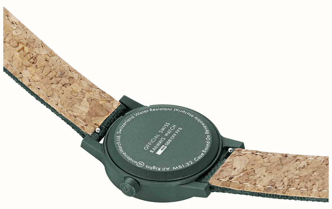 Mondaine Essence 32mm Park Green Strap Green Dial Ms132160lf First Class Watches™