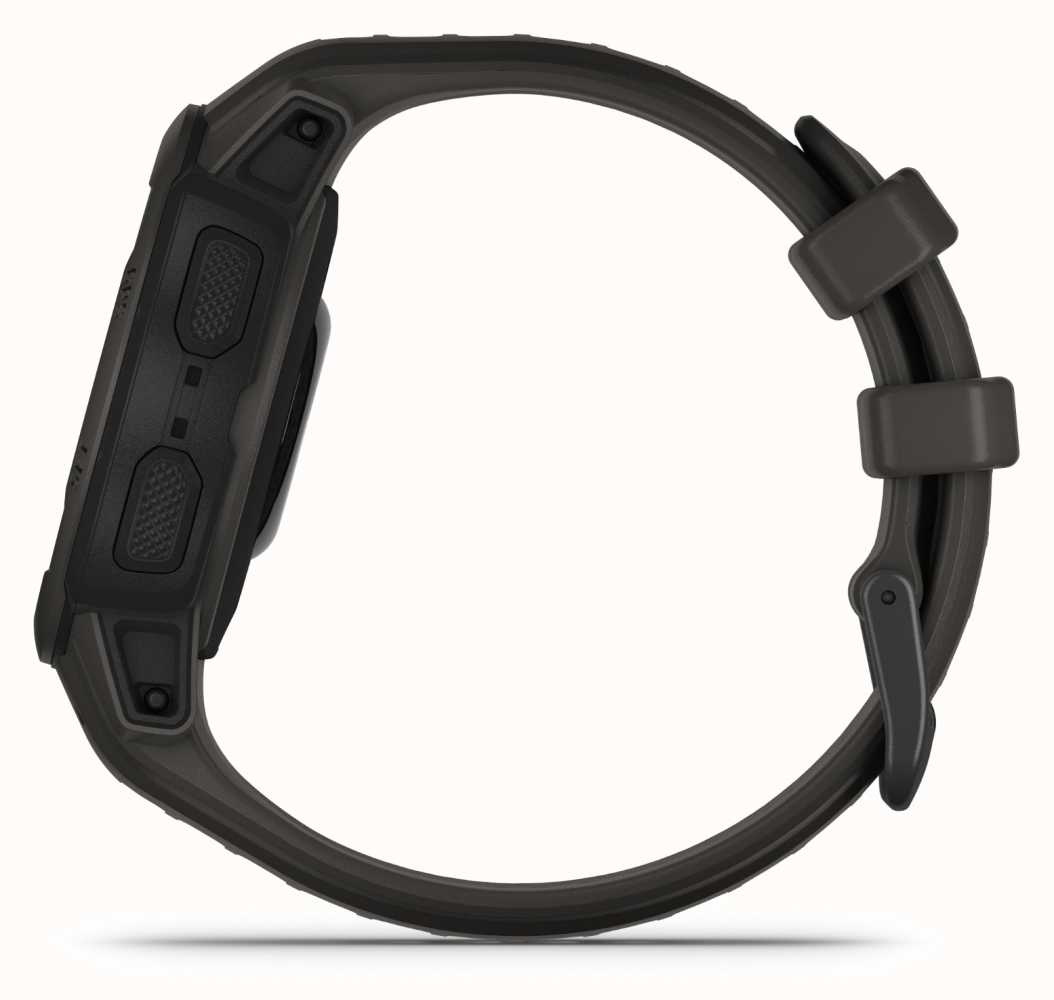 Garmin Instinct 2S Graphite Black Silicone Strap 010-02563-00 - First ...