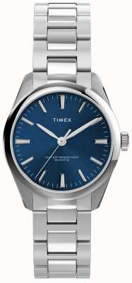 Timex Essex Ave Blue Dial Stainless Steel Bracelet Watch TW2V02000 - First  Class Watches™