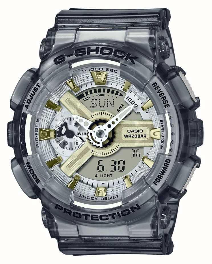 Casio G Shock Skeleton Grey Watch Gma S110gs 8aer First Class Watches™