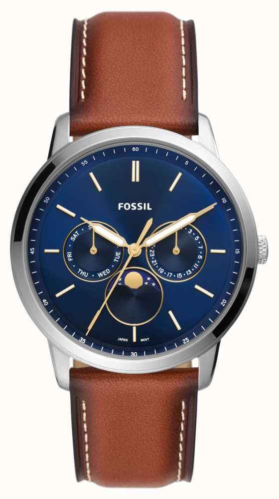 Fossil mens 2025 leather watch