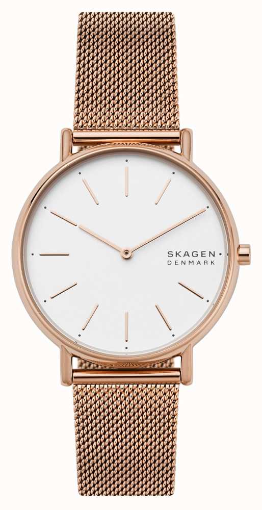 Skagen rose gold and silver clearance watch