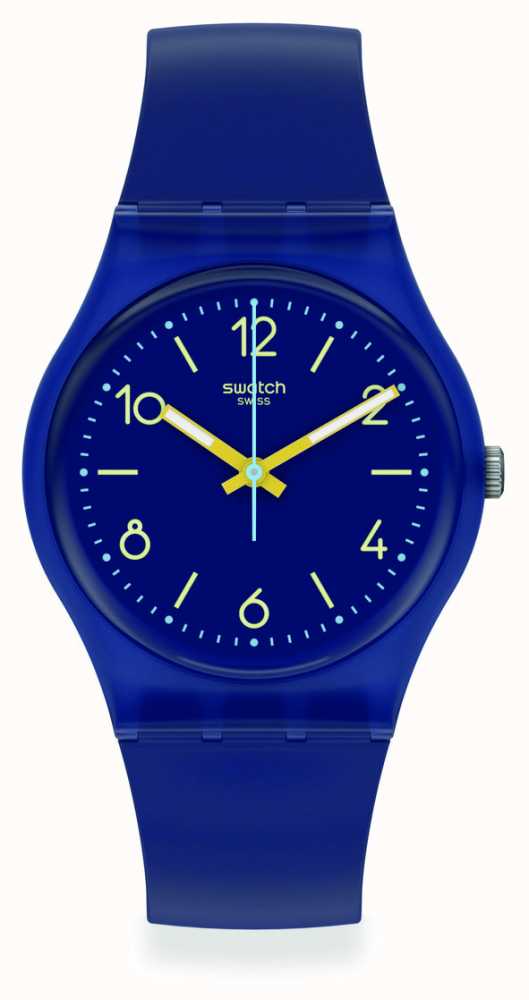 Swatch INDIGO SWING Blue Silicone Strap Watch SO28N108 - First Class ...
