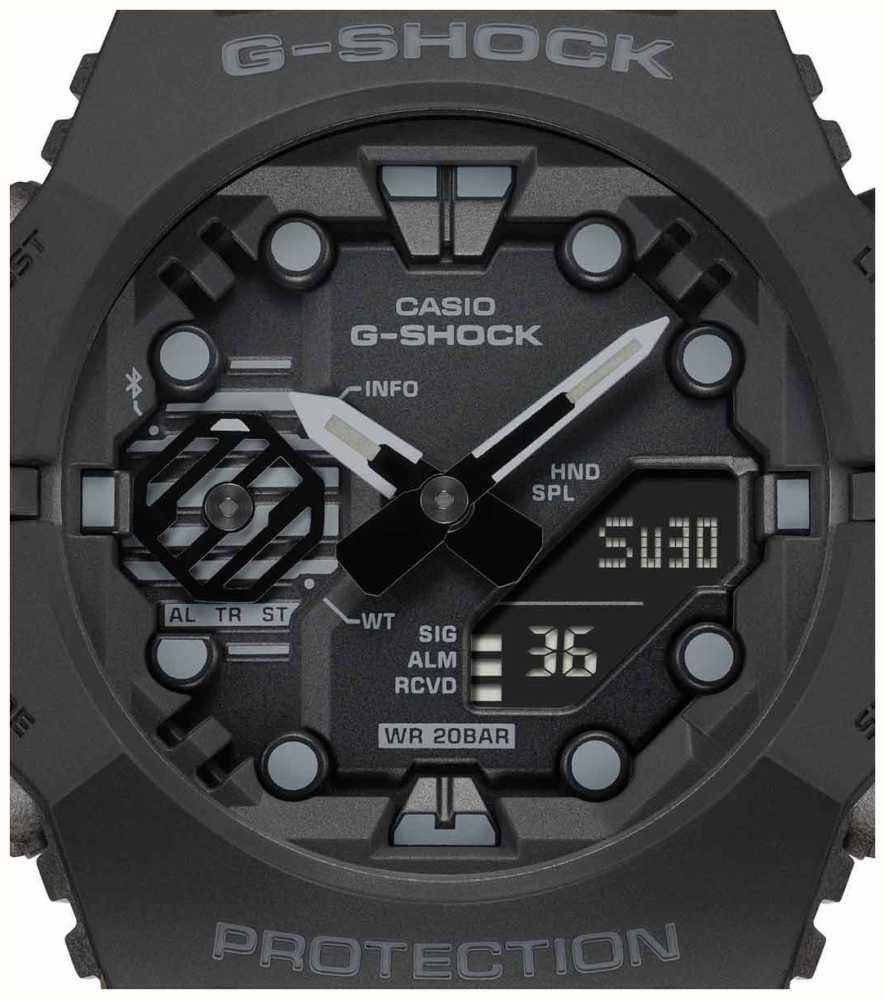 Casio Men's Bluetooth G-Shock Combi Black Integrated Bezel And Strap ...