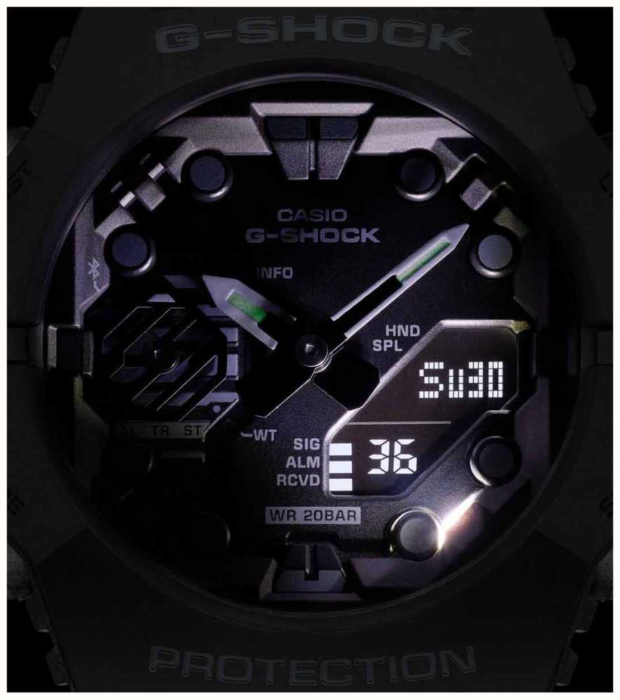 Casio Men's Bluetooth G-Shock Combi Black Integrated Bezel And Strap ...